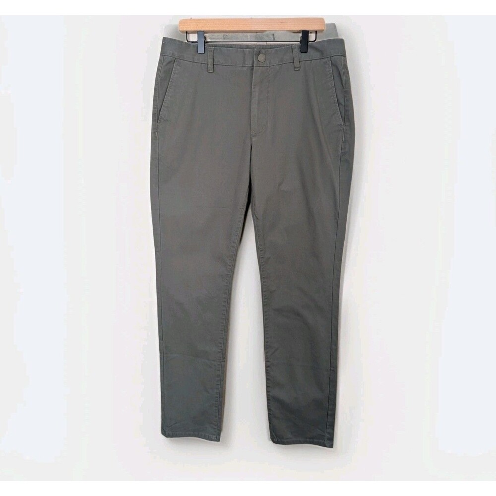 Bonobos Tailored Fit Chino Pants Mens 34x32 Green Stretch Straight Preppy Style